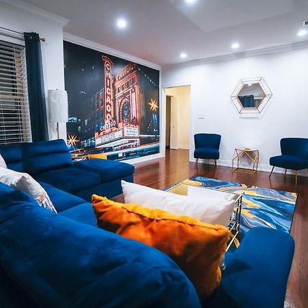 The Blue Golden Luxury Modern 3- Bedroom Apartment In 芝加哥 外观 照片