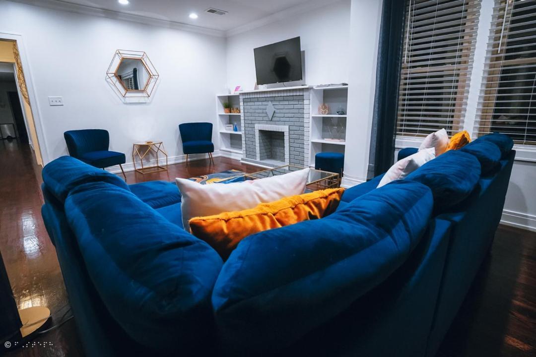 The Blue Golden Luxury Modern 3- Bedroom Apartment In 芝加哥 外观 照片